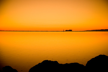 Image showing Pacific Northwest Sunset