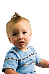 Image showing Baby Boy Portrait Isolated