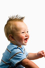 Image showing Baby Boy Portrait Isolated