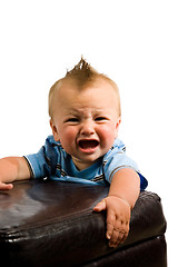 Image showing Baby Boy Portrait Isolated