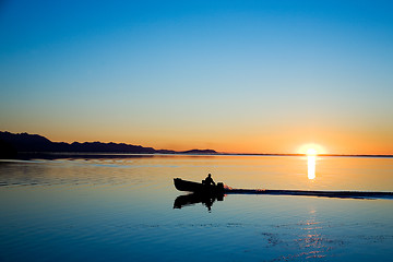 Image showing Pacific Northwest Sunset