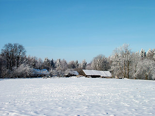 Image showing House near forest