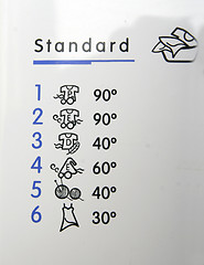 Image showing Laundry instruction.