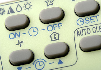 Image showing Remote buttons.