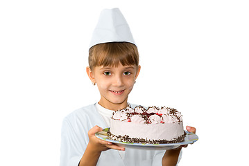 Image showing The young confectioner