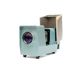 Image showing Vintage side projector shallow DOF isolated