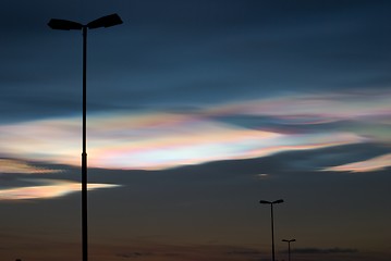 Image showing Arctic stratospheric cloud