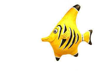 Image showing Yellow Fish - Decoration