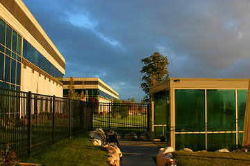 Image showing Sunrise by the Business Campus