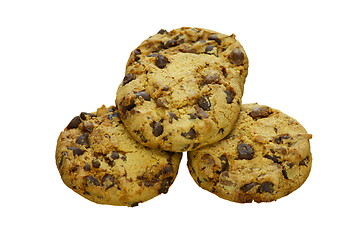 Image showing Some cookies isolated on a white background