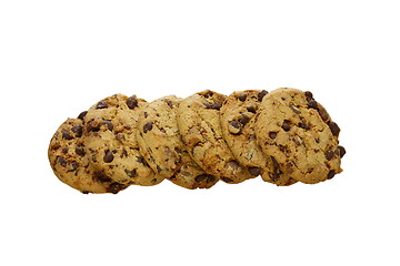 Image showing Some cookies isolated on a white background