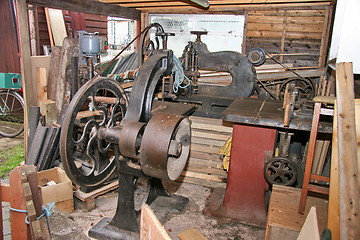 Image showing carpenters workshop