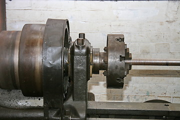 Image showing lathe parts