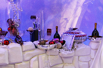 Image showing Christmas ice horizontal 