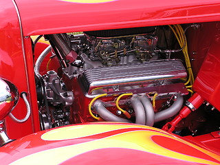 Image showing Hot rod V8