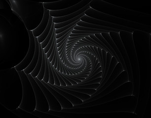 Image showing abstract spider web