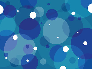 Image showing Blue Circle Background