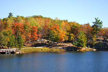 Image showing An autumn's landscape 