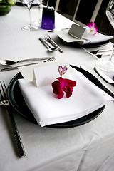 Image showing Table setting