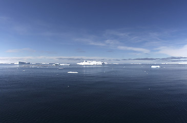 Image showing Icebergs on Antarctica