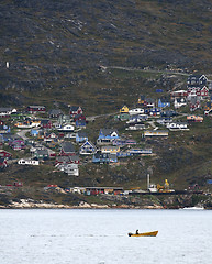 Image showing Arctic town