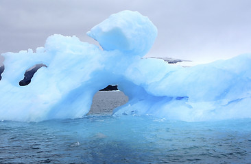 Image showing Iceberg in Arctic waters