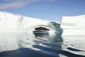 Image showing Iceberg in Arctic waters