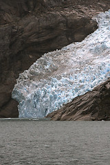 Image showing Front of a glacier