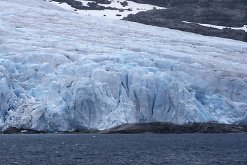 Image showing Front of a glacier