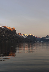 Image showing View of Napassorsuaq Fjord, Greenland