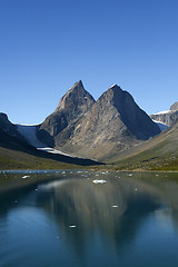 Image showing Mountains in Dronning Marie Dal, Greenland