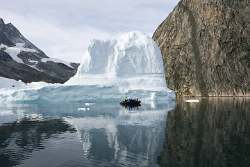 Image showing Iceberg in Arctic waters