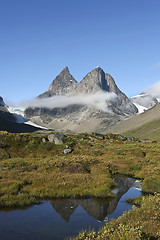 Image showing Mountains in Dronning Marie Dal, Greenland