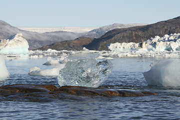 Image showing Iceberg in Arctic waters