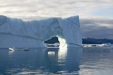 Image showing Iceberg in Arctic waters