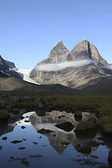 Image showing Mountains in Dronning Marie Dal, Greenland