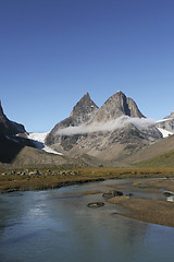 Image showing Mountains in Dronning Marie Dal, Greenland