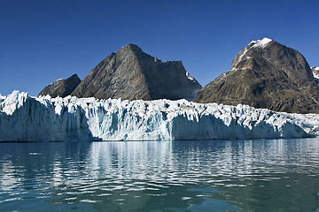 Image showing Front of a glacier