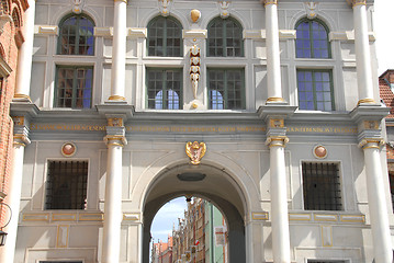 Image showing Golden Gate in Old Town, Gdansk Poland