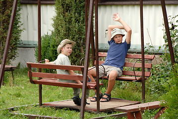 Image showing Boy on the playground