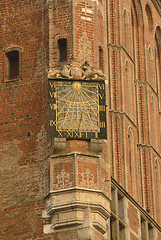 Image showing Detail of house facade in Old Town, Gdansk Poland