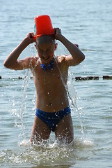 Image showing boy and water