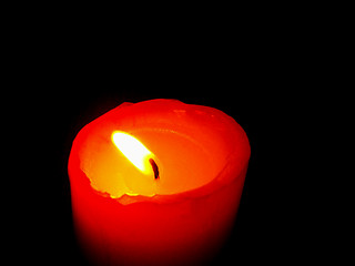 Image showing Candle light in night