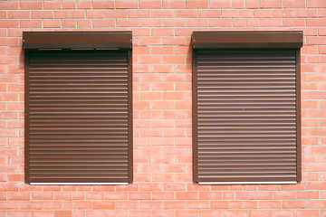 Image showing windows under jalousie