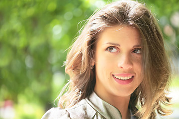 Image showing girl with brown hair