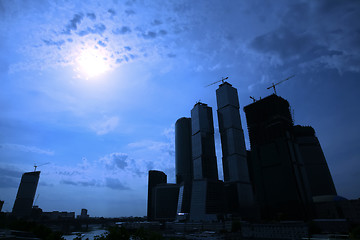 Image showing night in the Moscow-city