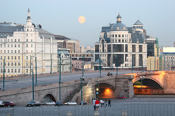 Image showing full moon in Moscow