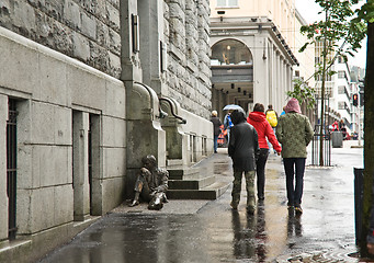 Image showing Bergen. A monument to the Beggar