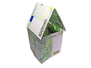 Image showing Used Euro house with clipping path