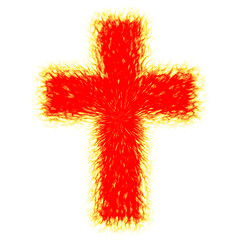 Image showing Fiery Cross